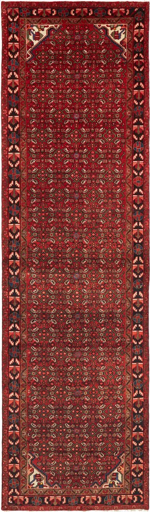 Hamedan Tappeto persiano 120 x 410 Rosso (Iran) Annodato A Mano