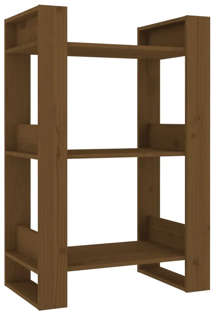 Libreria/Divisorio Miele 60x35x91 cm in Legno Massello