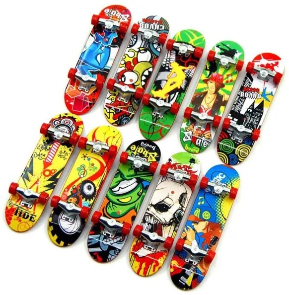 Trade Shop - Skateboard Skate In Legno Lunghezza 42 Cm Per Bambini Ragazzi Varie Fantasie