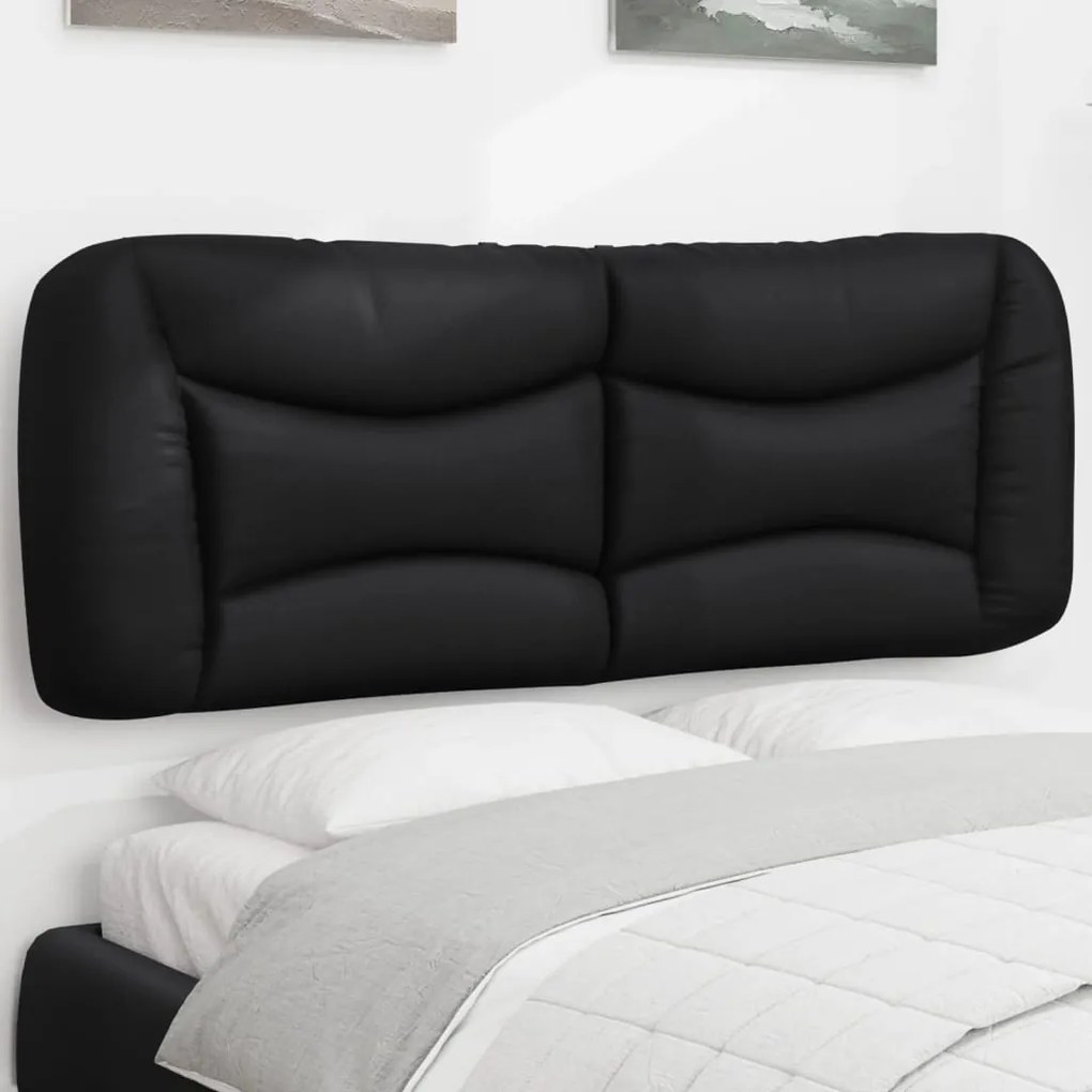 Cuscino Testiera Nero 140 Cm İn Similpelle /