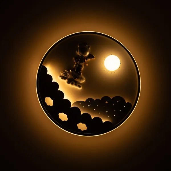 Brilagi - Plafoniera LED dimmerabile da soffitto per cameretta ASTRO LED/68W/230V 3000-6000K +telecomando