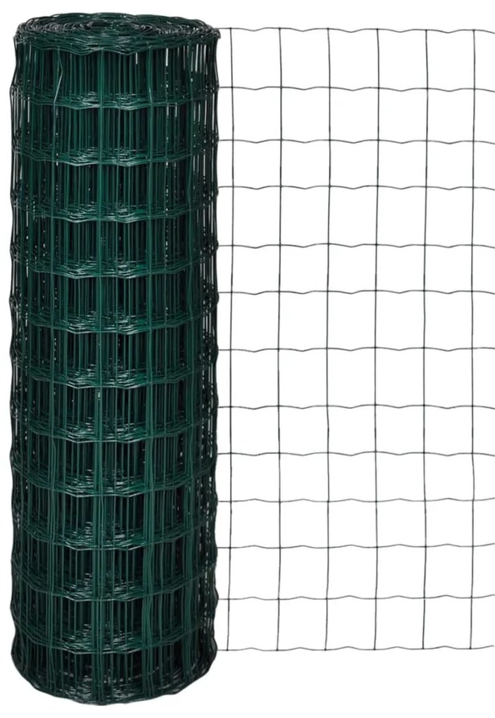 Recinzione Europea İn Acciaio 25 X 1,2 M Verde /