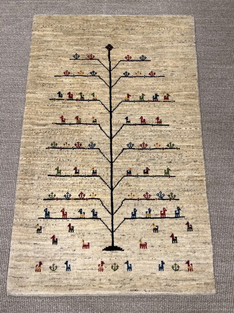 Gashguli Tappeto persiano 80x130 Beige (Iran) Annodato A Mano