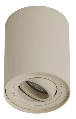 Faretto a Plafone Moderno Beige GU10 50mm Orientabile e Inclinabile - Rondoo Up