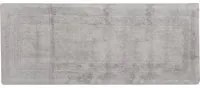 Tappeto bagno 60x130 cm cotone grigio