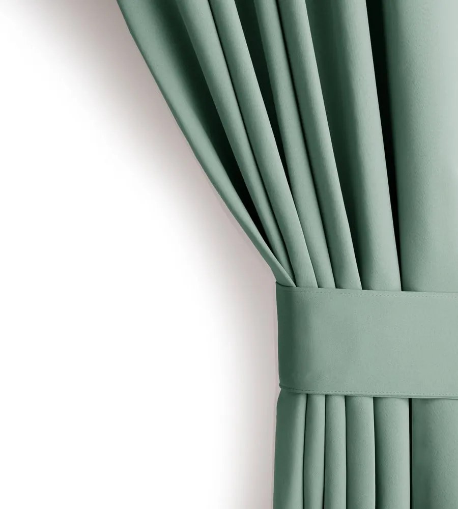 Tenda parzialmente oscurante verde chiaro 140x245 cm Kierra – Restilo