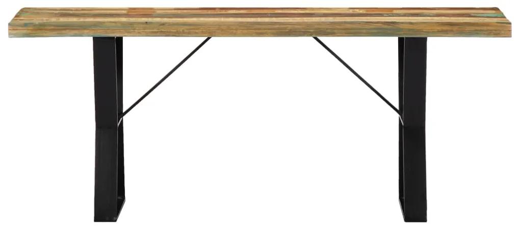 Panca 110 cm in legno massello di recupero