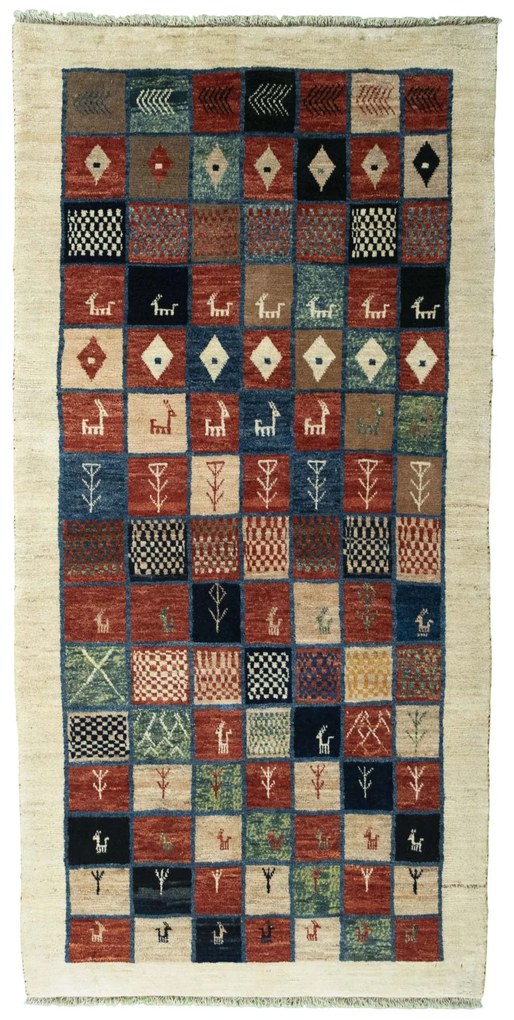 Gabbeh Tappeto persiano 230 x 120 (Iran) Annodato A Mano