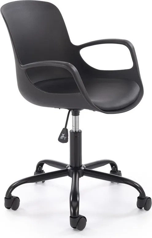 Sedia da scrivania FROST – Nero – 58x55x78-88 cm
