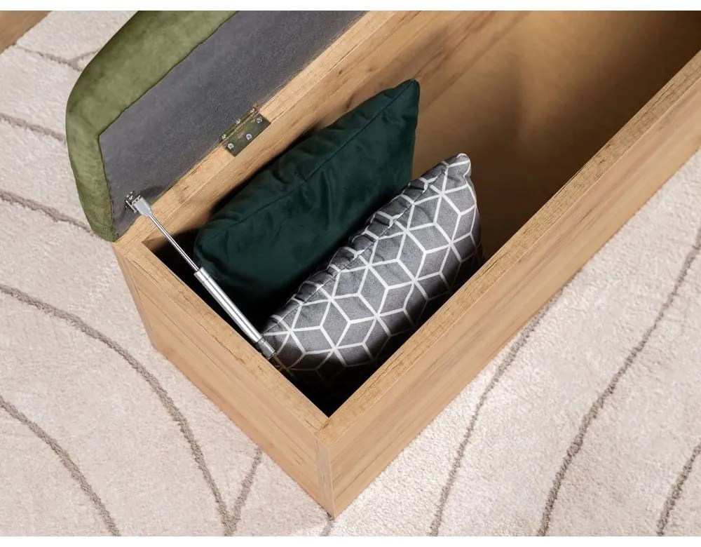 Panca in colore verde e naturale Kumo - Bobochic Paris