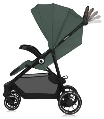 Lionelo - Passeggino EMMA ONE verde/nero