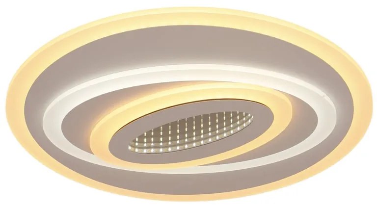 Plafoniera LED Olivia Ø 50 cm bianco IP20 cct da bianco caldo a bianco freddo con regolazione di temperatura, 2900 lumen NOVECENTO