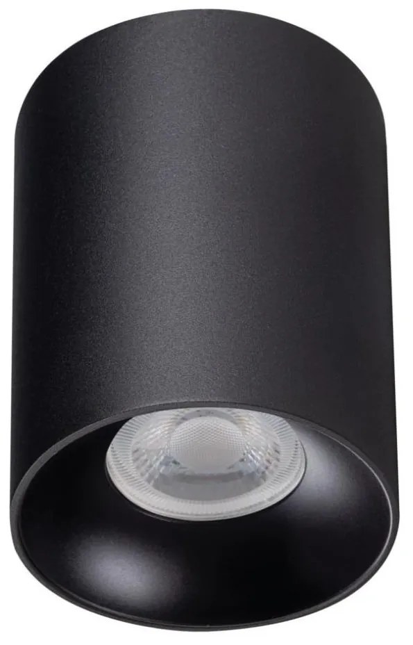 Kanlux 27567 - Plafoniera RITI 1xGU10/25W/230V nera