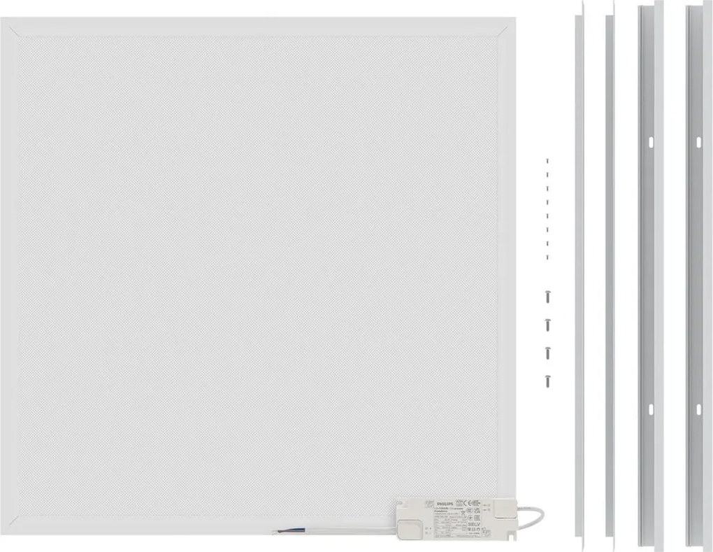 Plafoniera LED 60x60 40W IP40 UGR19 No-Flicker - LIFUD Driver Colore Bianco Naturale 4.000K