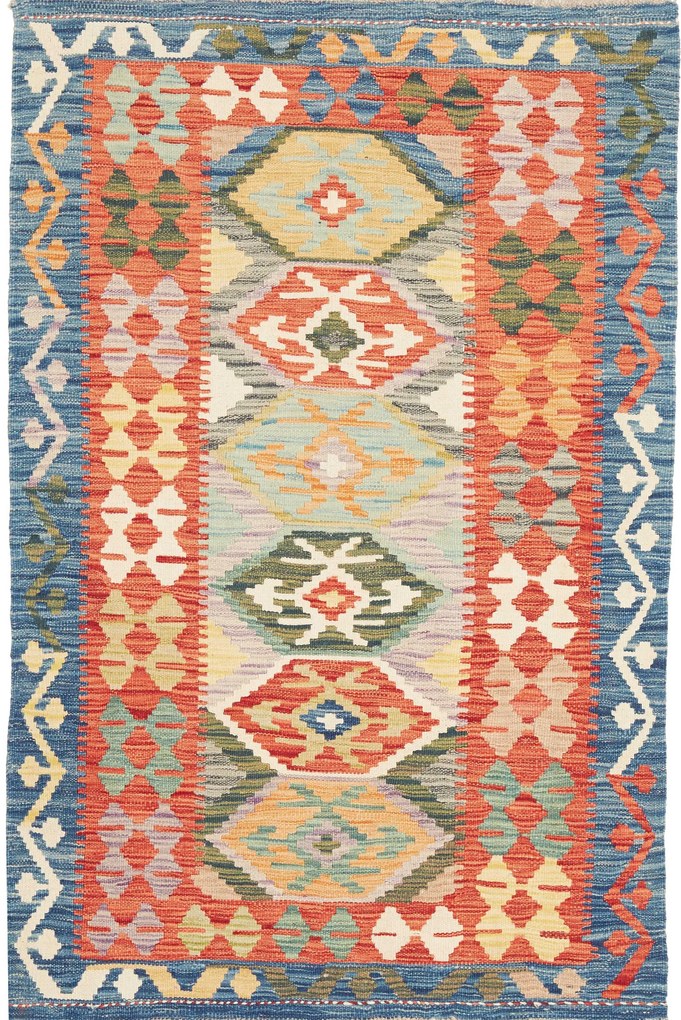 Kilim Tappeto 100x150 (Pakistan) Tessuto A Mano