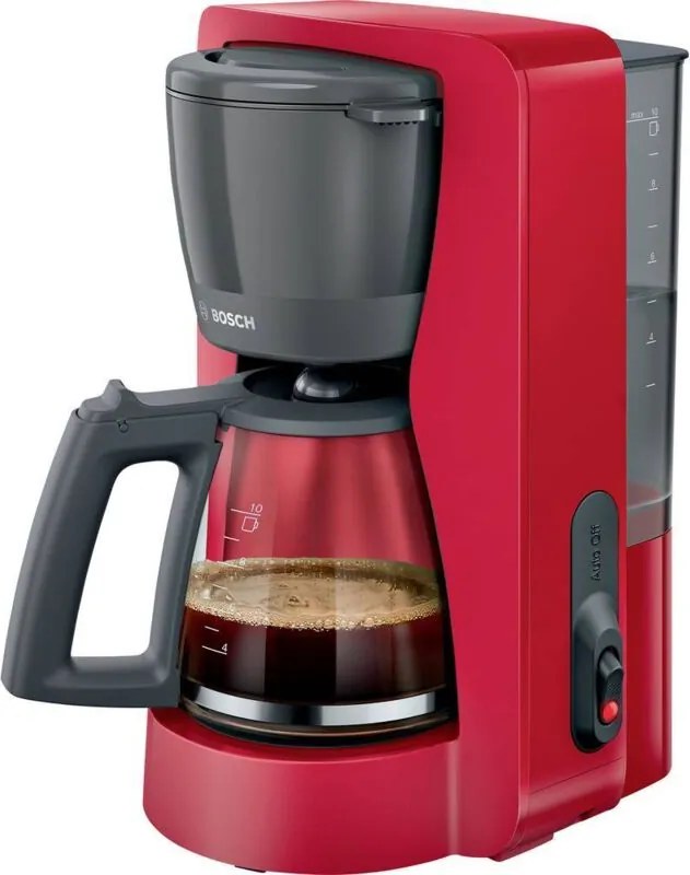 Bosch - caffettiera con filtro 15 tazze 1200w rossa/nera - TKA2M114