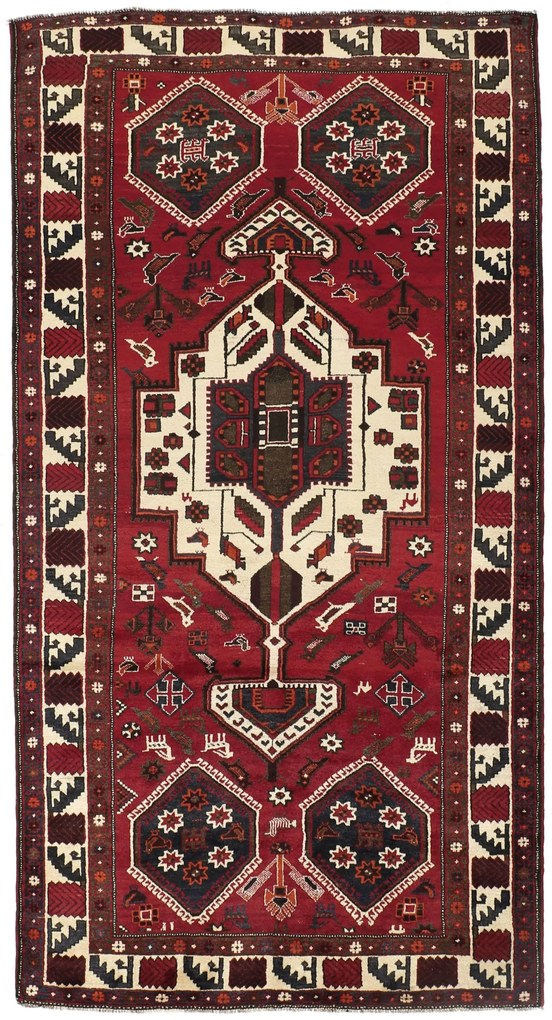 Bakhtiar Tappeto 320 x 170 (Iran) Annodato A Mano