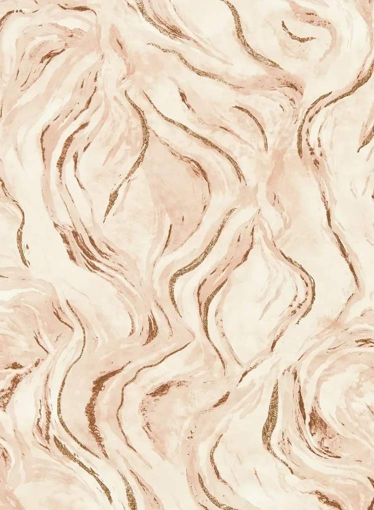 Clarke & Clarke Carta da parati Lavico - Blush