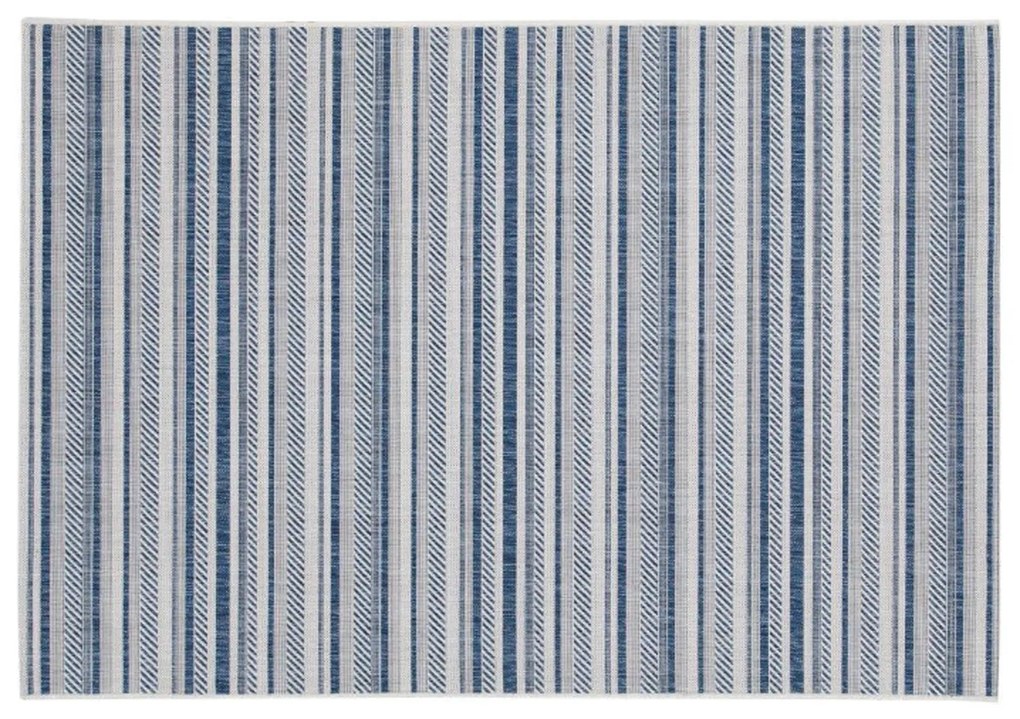 Tappeto 200x280 cm Stripes blu