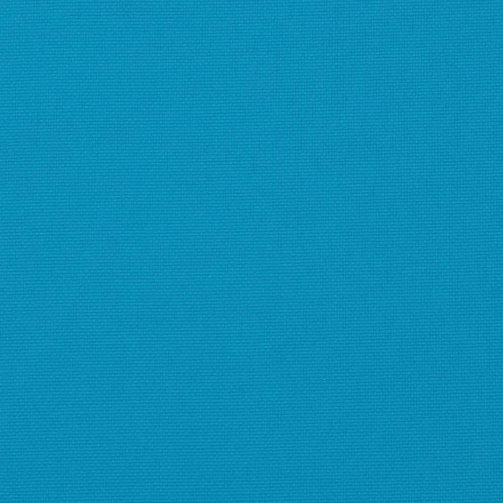 Cuscino per Lettino Blu 186x58x3 cm in Tessuto Oxford