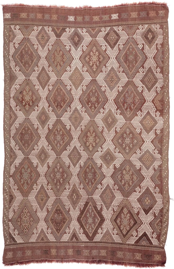 Kilim Tappeto orientale 230 x 140 (Tacchino) Tessuto A Mano