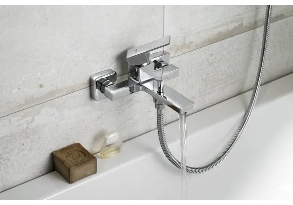 Sapho - Rubinetto vasca da bagno CUBEMIX cromo lucido