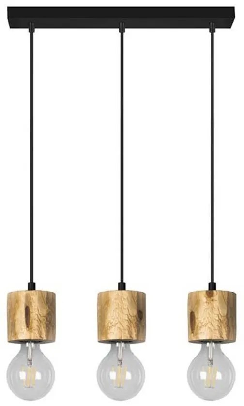 Spot-Light 71689304 - Lampadario a sospensione con filo PINO 3xE27/60W/230V