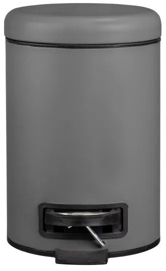 WENKO 22148100 - Cestino LEMAN 17x25 cm grigio/nero