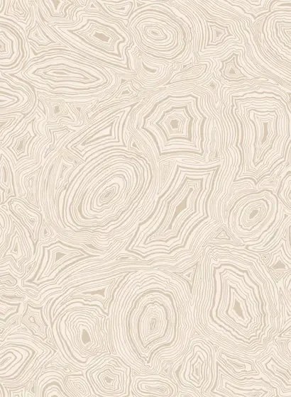 Cole & Son Carta da parati Malachite - Parchment/ Gold