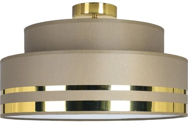 Plafoniera TAMI 1xE27/60W/230V marrone/oro