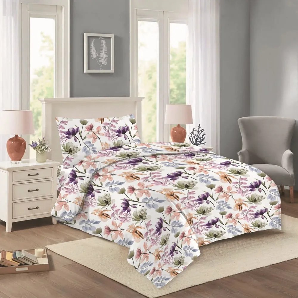 Biancheria da letto in cotone per letto singolo 140x200 cm Verona – Cotton House