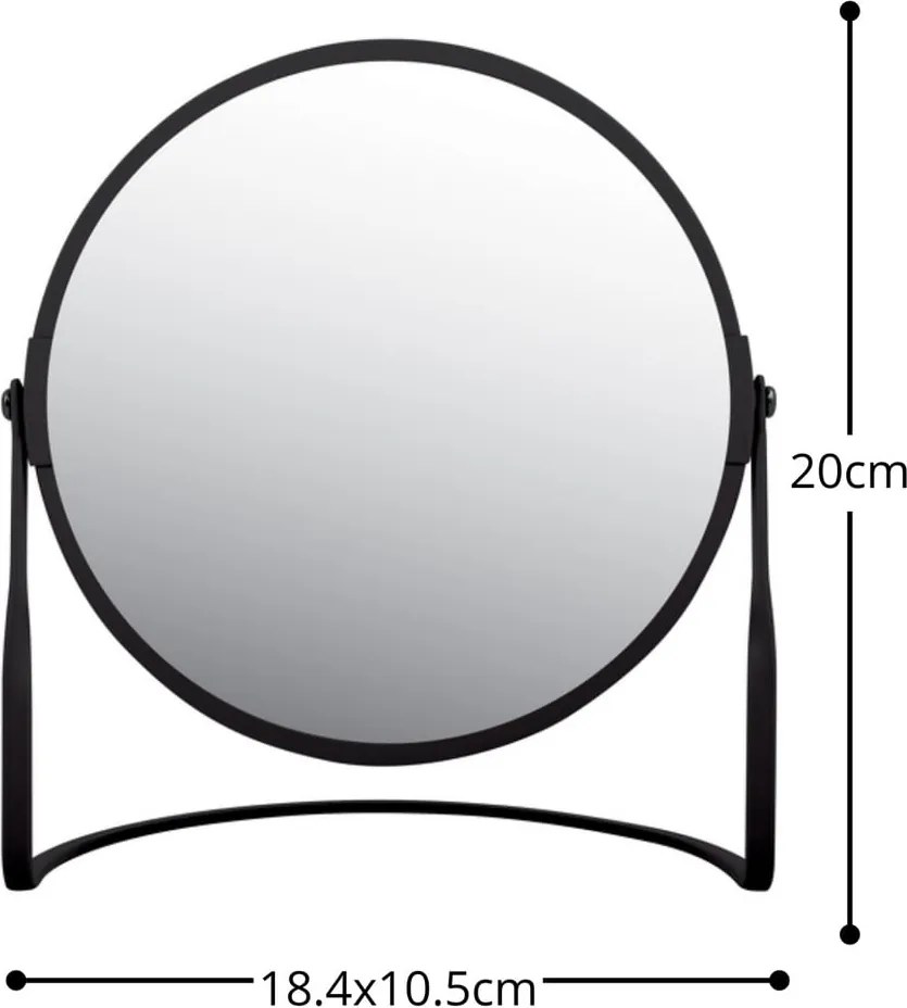 Specchio per make-up con ingrandimento (con ingrandimento 5x) ø 18 cm Akira – Spirella