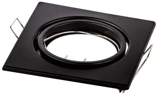 Faretto da incasso 1xGU10/MR16/10W/230V 9x9 cm nero