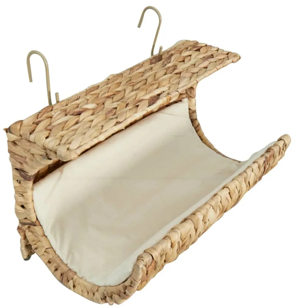 Cuccia per gatti con cuscino giacinto d'acqua 35x18x18 cm