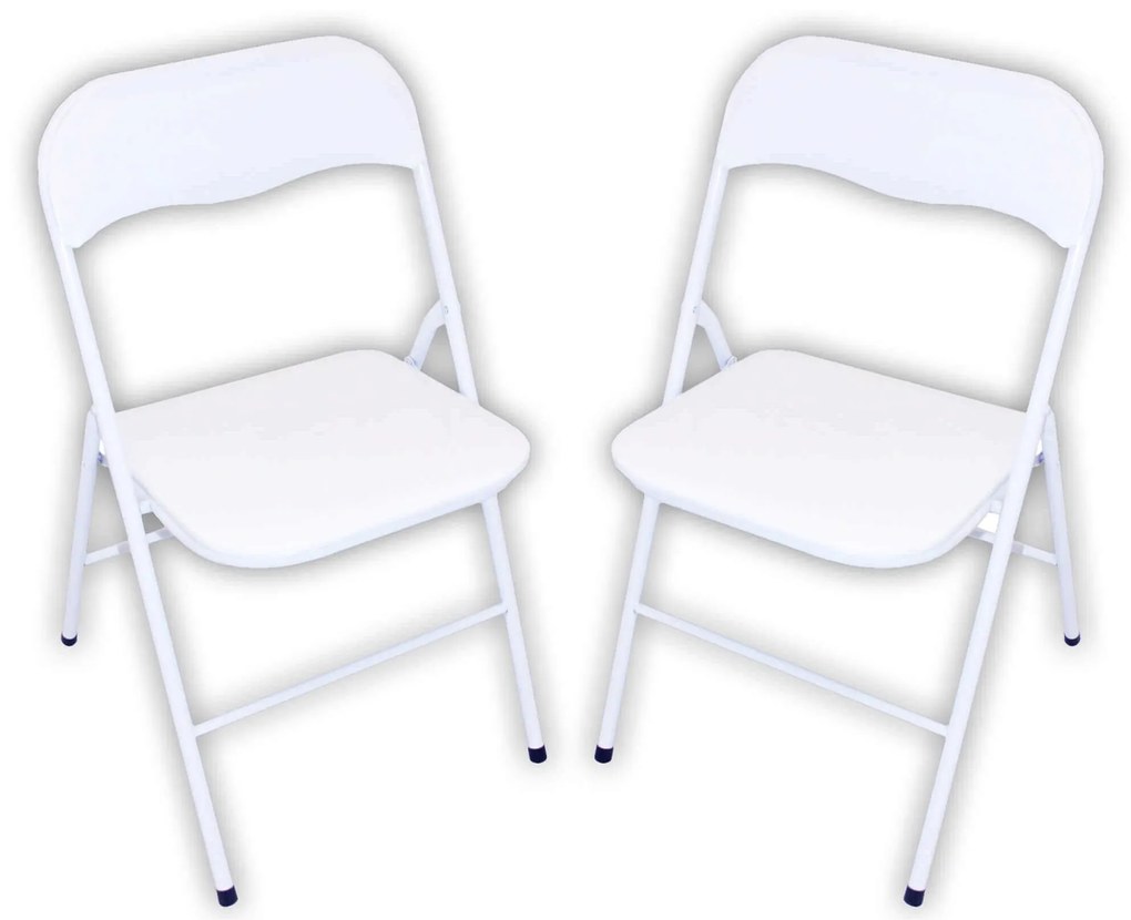 LUCIE - sedia pieghevole salvaspazio set da 2 monocolor