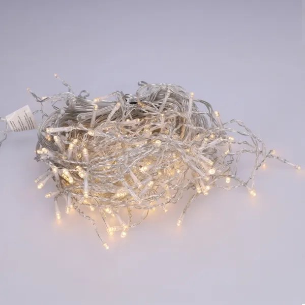 Brilagi - Catena luminosa LED da esterno 200xLED/8 funzioni 13m IP44 bianco caldo
