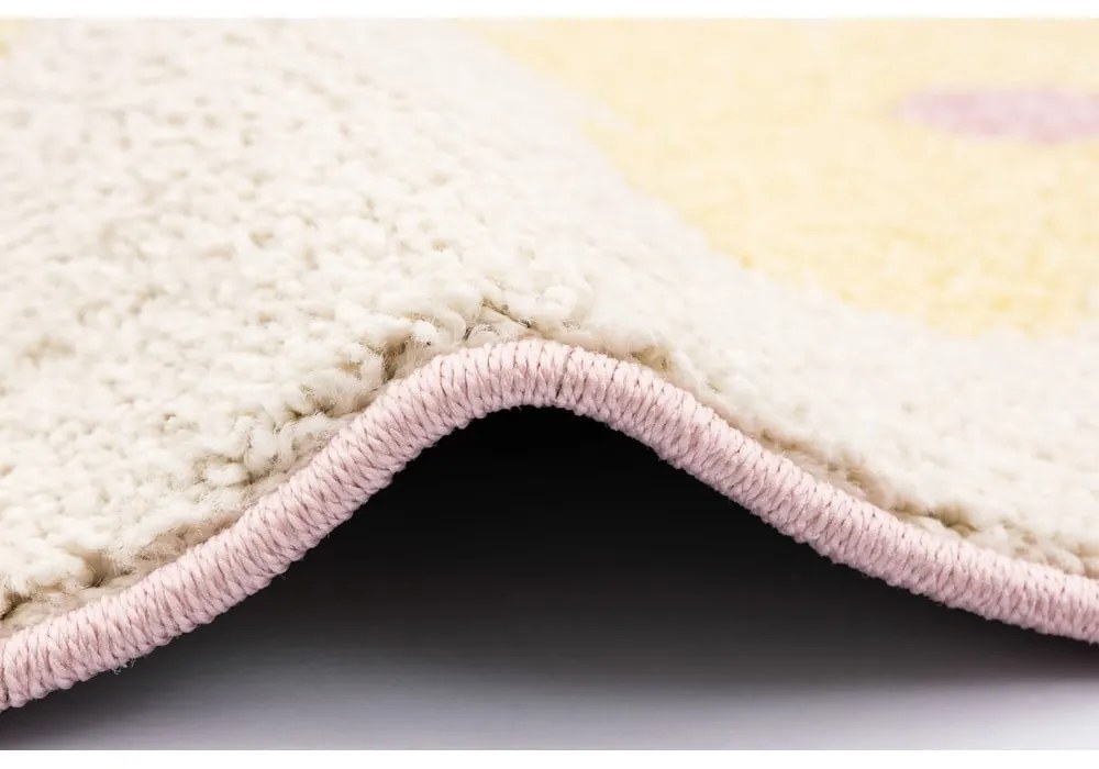 Tappeto per bambini giallo e avorio 160x230 cm Dazzy Vanilla – FD