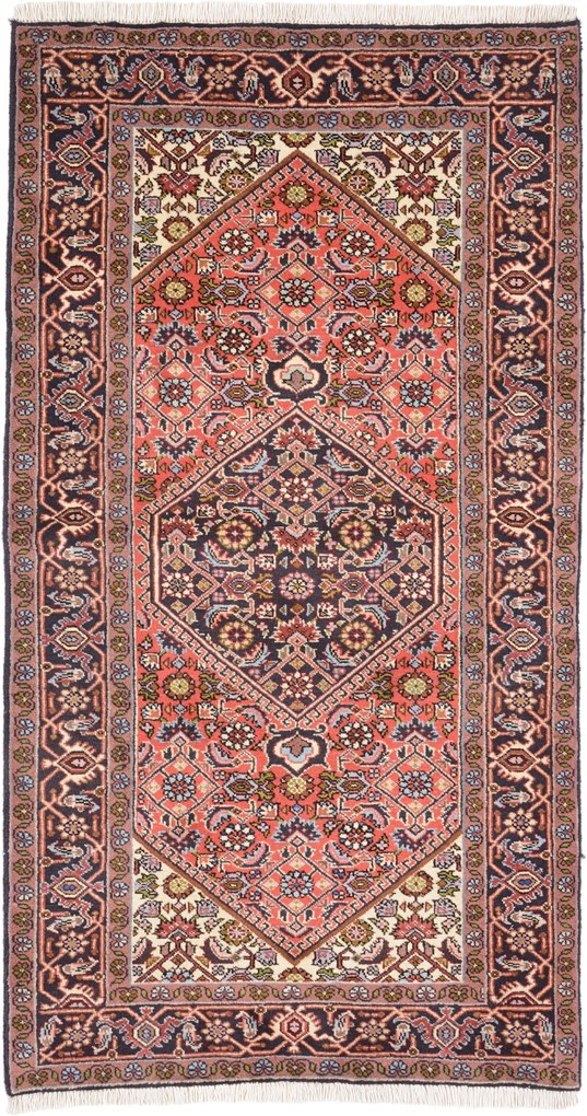 Bidjar Tappeto 80x160 (Iran) Annodato A Mano