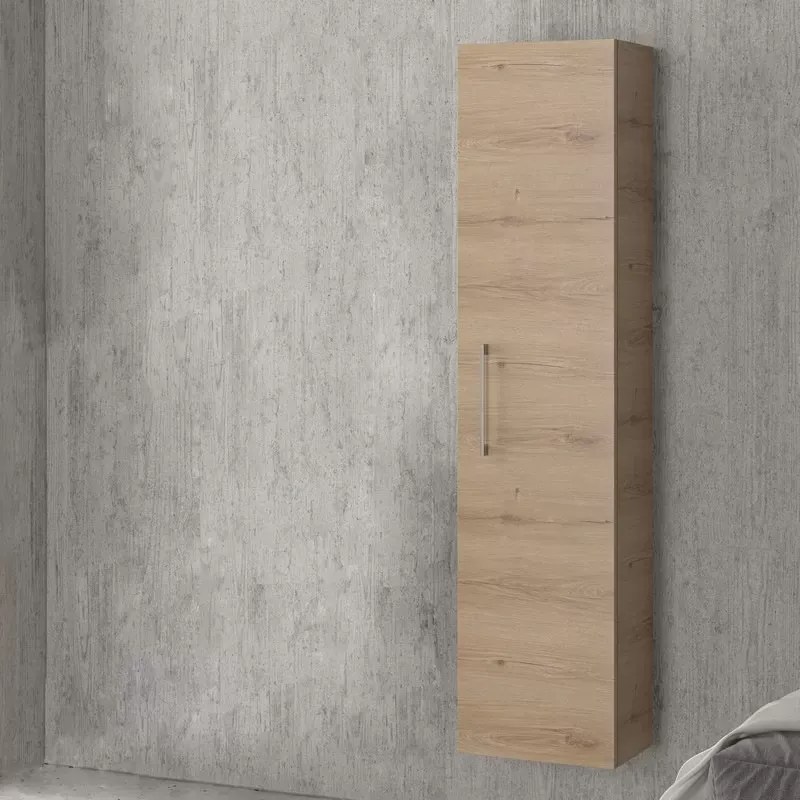 Colonna bagno sospesa con un'anta altezza 160cm NEL - KAMALU