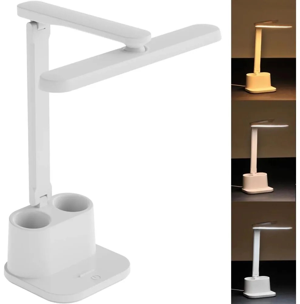 Lampada da tavolo LED dimmerabile con funzione Touch BARI LED/6W/230V bianco