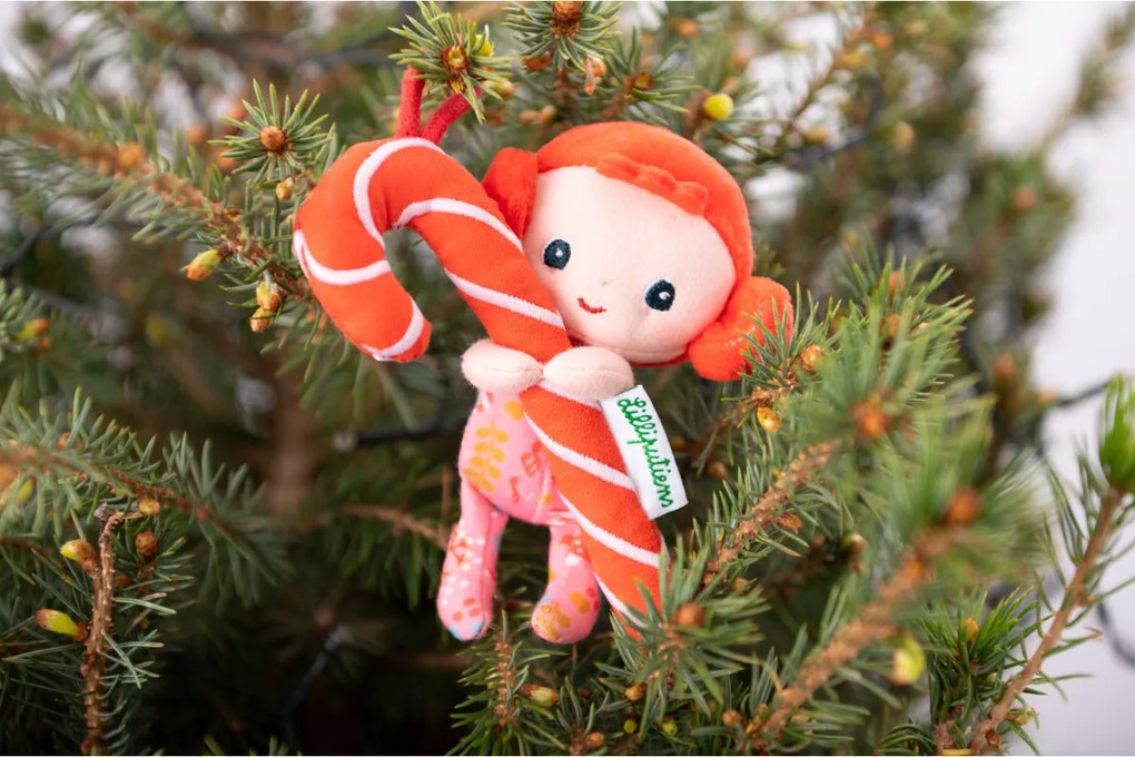 Lilliputiens - Elfo di Natale con bastoncino di zucchero