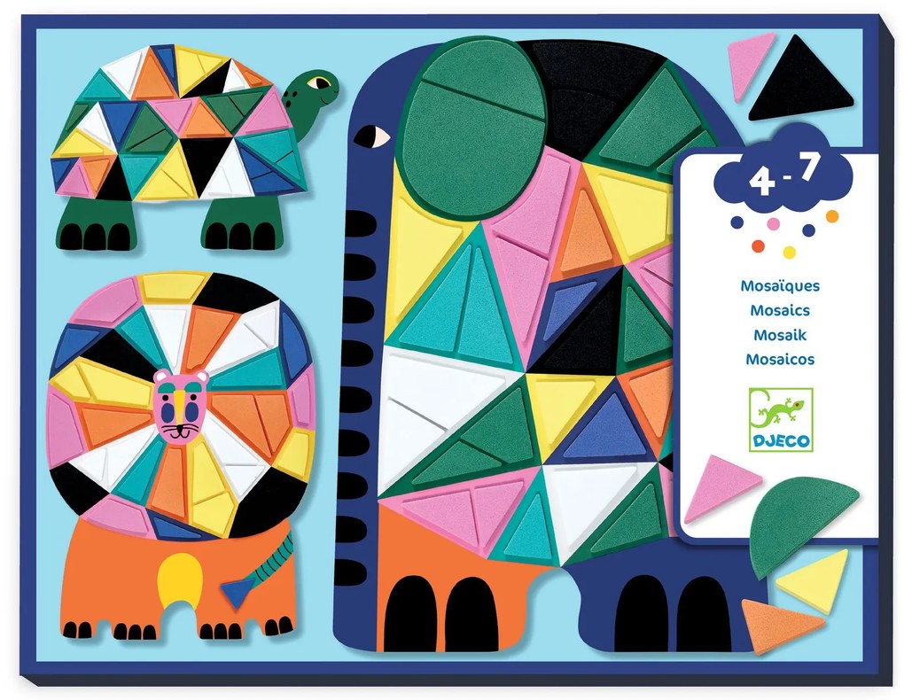 Mosaico - animali della savana