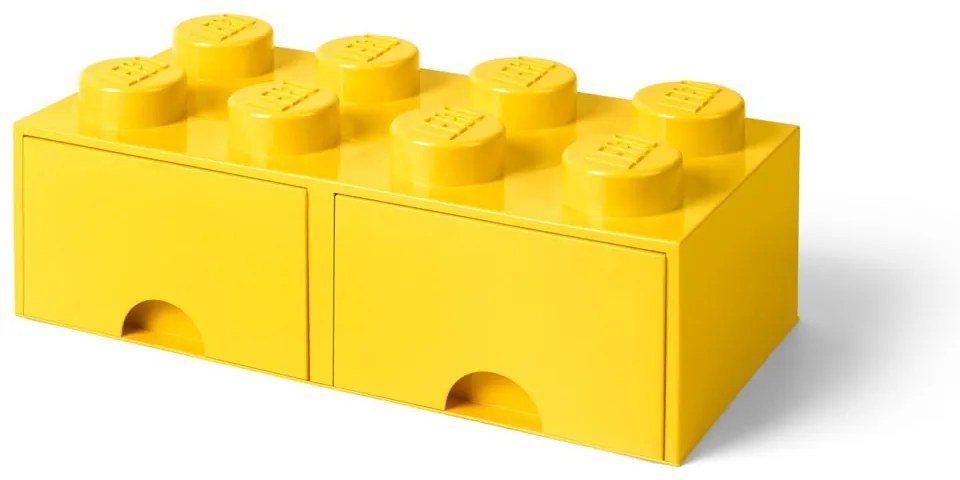 Contenitore giallo con due cassetti - LEGO®