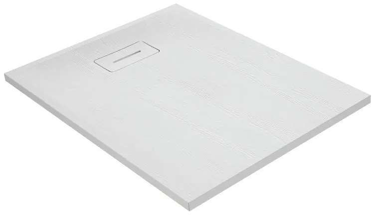 Piatto doccia in resina Yuka bianco L 120 x L 90 x H 5.2 cm