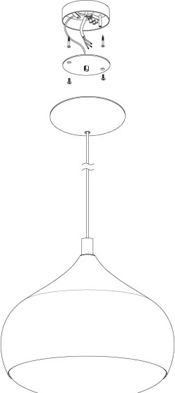 Eglo 98047 - Lampadario dimmerabile LED RGBW a sospensione su cavo COMBA-C LED/18W/230V BT