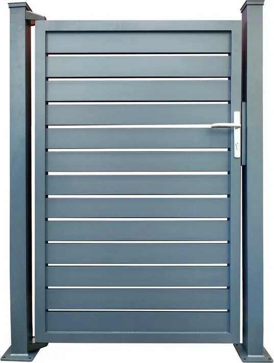 Cancello / portello VERDELOOK MIAMI in alluminio grigio H 160 x L 100 cm