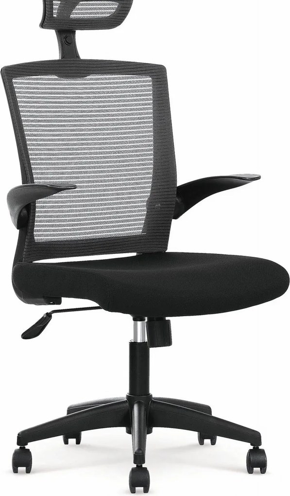 Sedia da ufficio Valor in nero