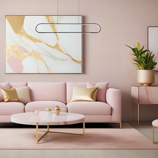 Lampadario LED a sospensione con filo FRAME LED/42W/230V nero