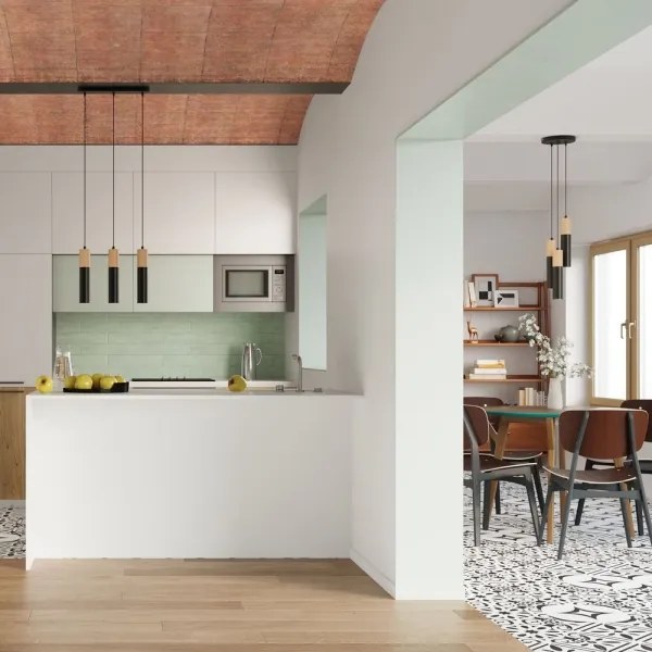 Sollux SL.0635 - Plafoniera PABLO 1xGU10/40W/230V nero