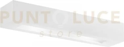 Applique a parete candida bianca 2 luci attacco e14 56x9x7cm  in ge...